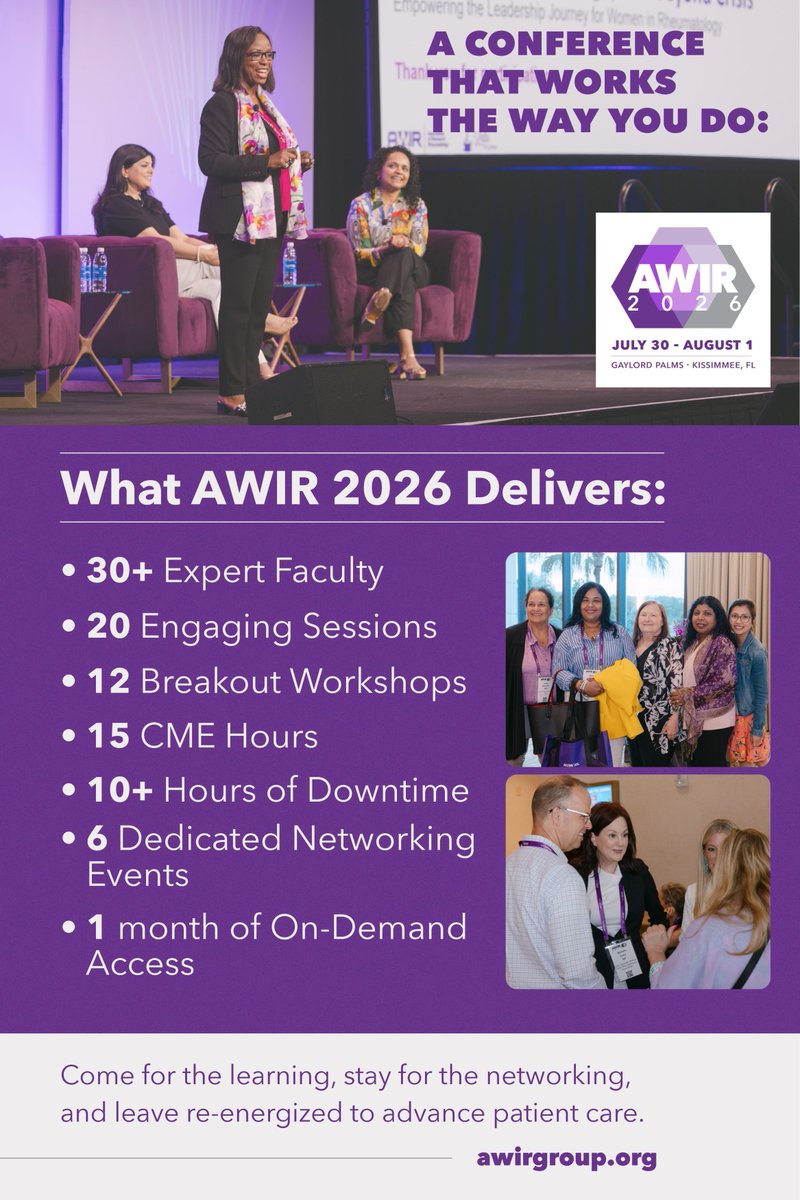 Association of Women in Rheumatology tweet media