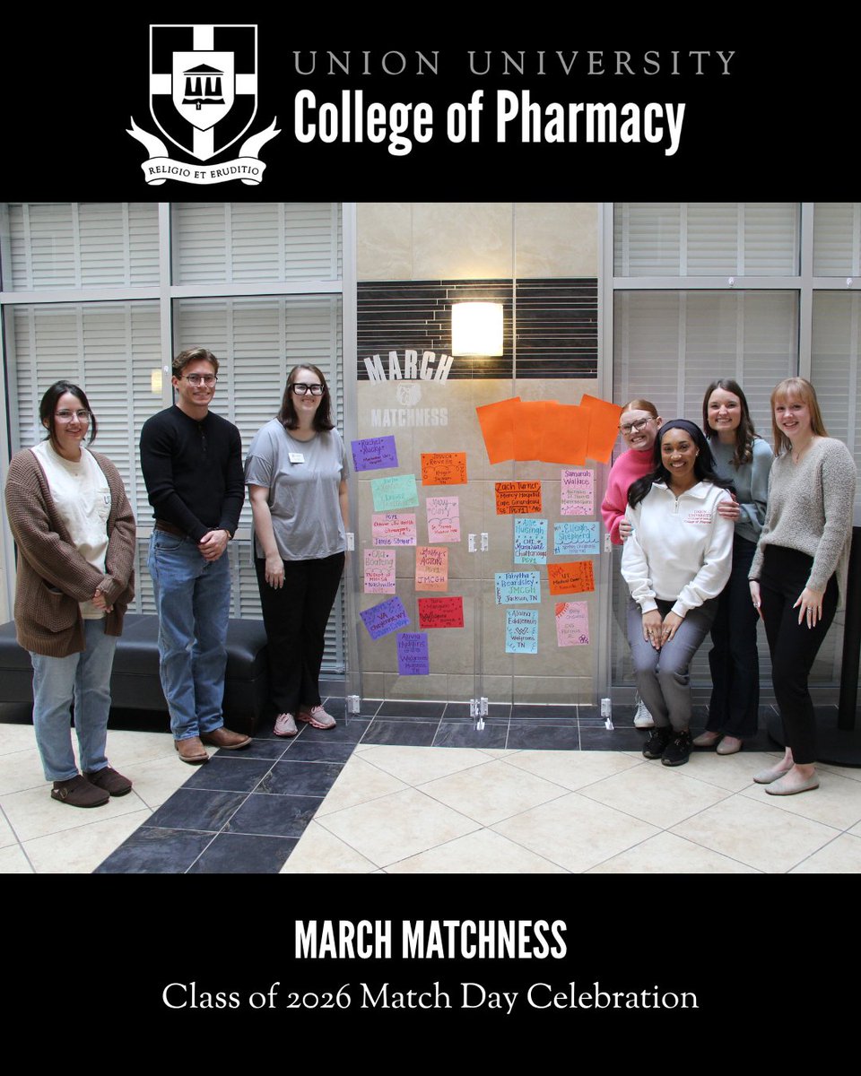 Union University College of Pharmacy tweet media