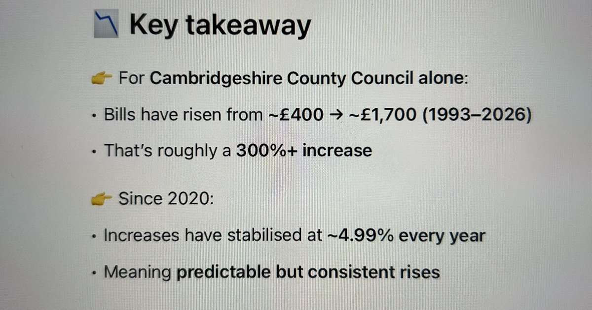 The Conservatives in Cambridgeshire are bashing the Lib Dem’s for their 4.99% council tax increase 🙂, you lot are no different…