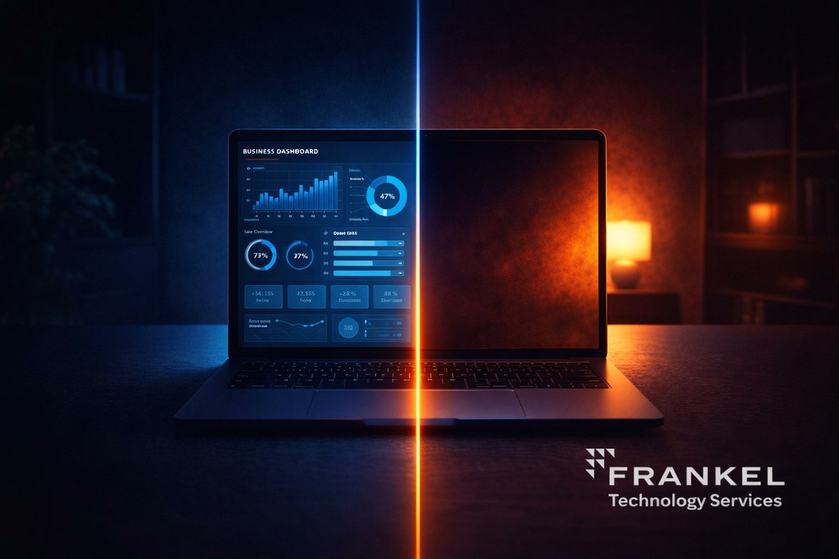 ResultDrivenTec's tweet photo. Is your work laptop an expensive Netflix machine after 6 PM? 🍿 Blurring personal and professional digital lives is a security risk. Keep them separate. 🛡️

https://t.co/7tNyO0qAjK

#CyberSecurity #FrankelTech #Privacy #Business https://t.co/sPY27FHLyN