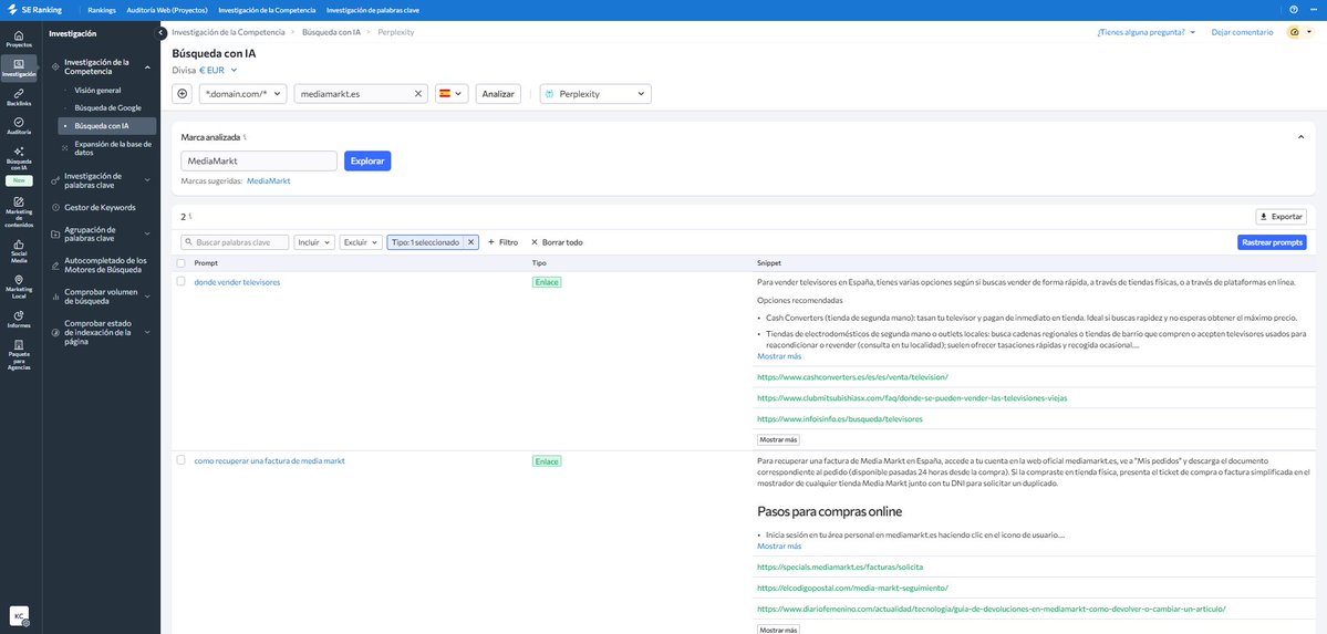 SE Ranking en español tweet media