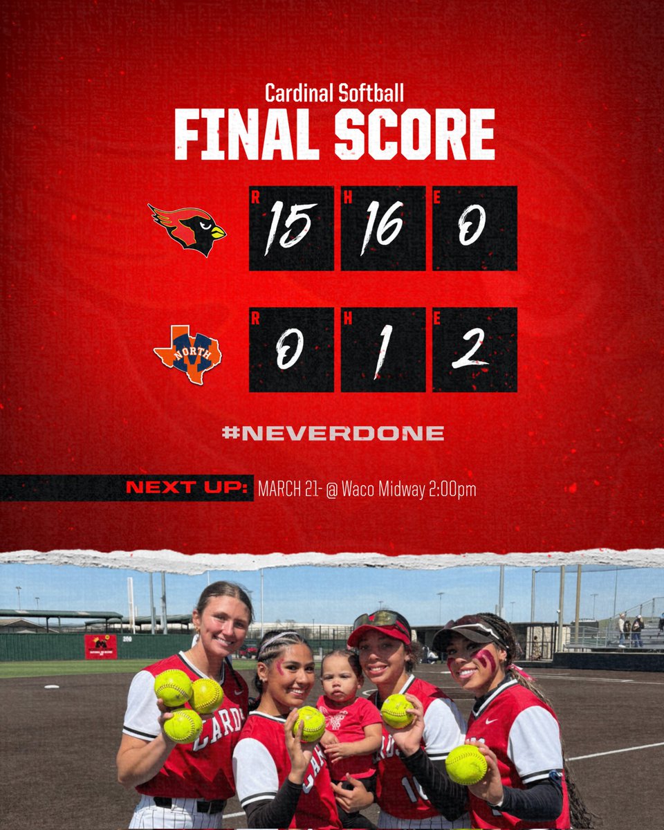 CoachCrabtree's tweet image. WIN!!!! 

Another great performance! Big time at the plate, dominant in the circle, and everyone doing work! 

#NeverDone