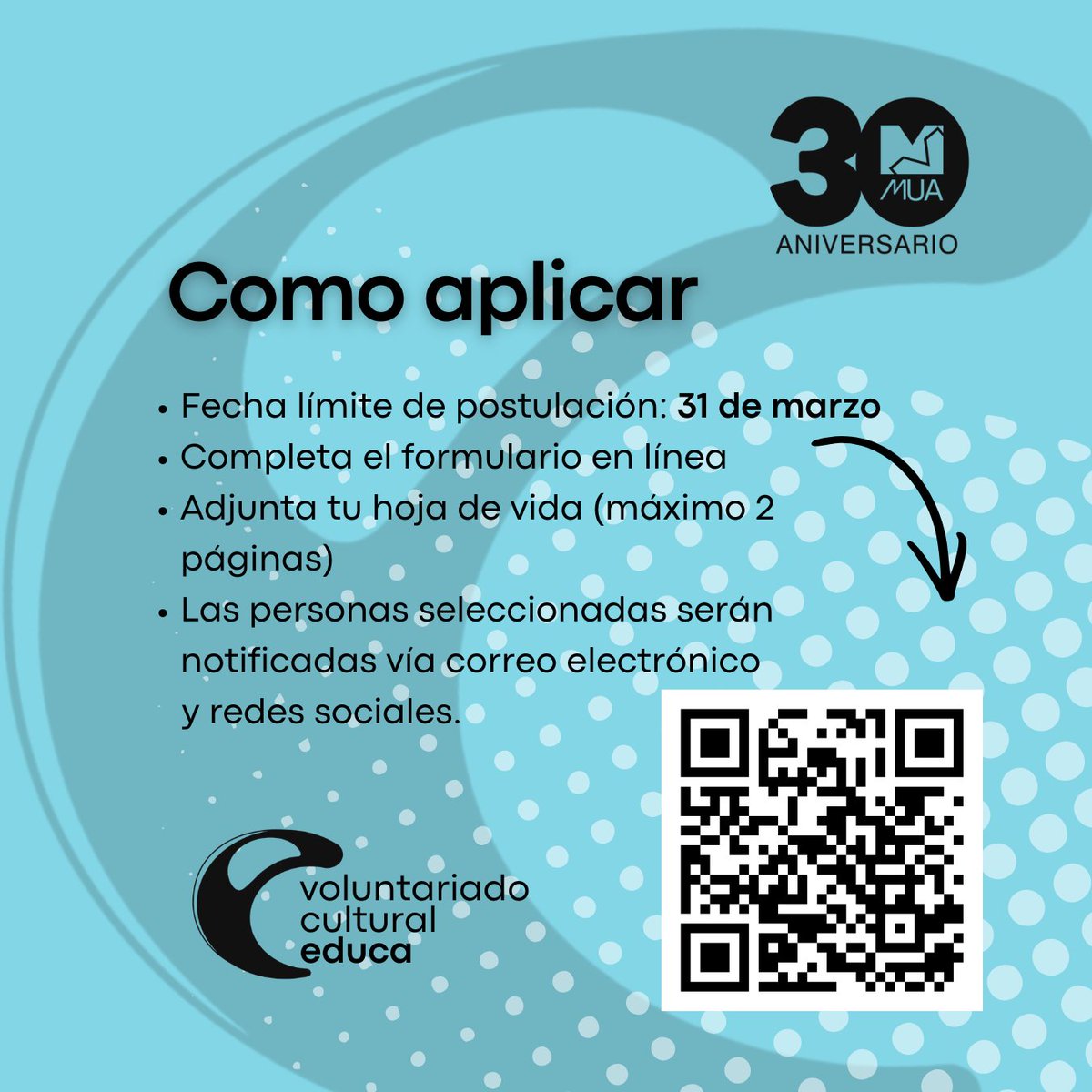 muahn's tweet photo. Convocatoria Voluntariado Educa 2026 
Mujeres y hombres con edades  entre los 18 - 35 años y residir en Tegucigalpa 
Para aplicar completa el formulario
https://t.co/EdZCawY0br
Adjuntar tu hoja de vida @educahn https://t.co/fwj6Vz5CKI