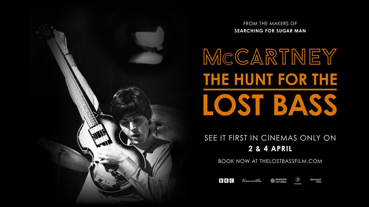 norinatu's tweet image. 映画 『McCartney: The Hunt for the Lost Bass（2026）』公式ティーザー 
20世紀で最も有名な楽器のひとつをめぐる驚くべき旅を追った作品。
英国の映画館で、4月2日と4日のみ限定上映
#BASS #PaulMcCartney #Movie 
日本でも観たい！！！
lightnews.blog137.fc2.com/blog-entry-109…