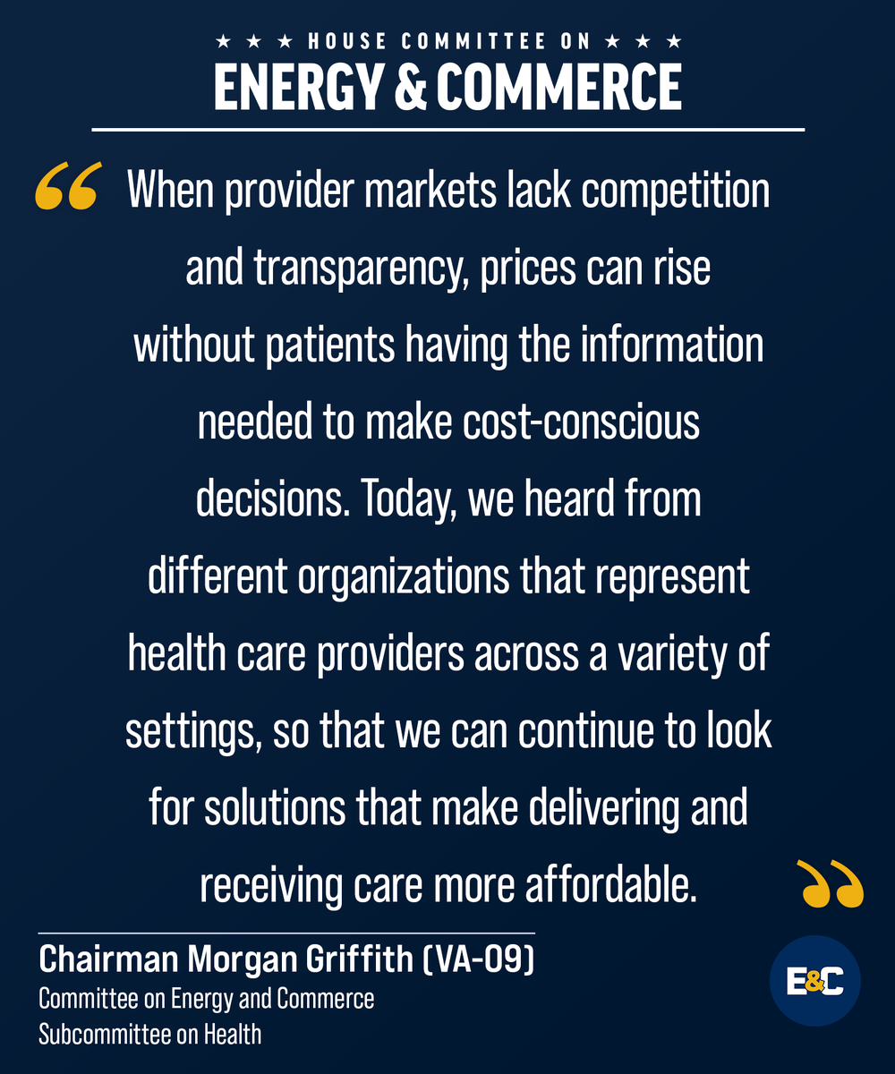 Energy and Commerce Committee tweet media