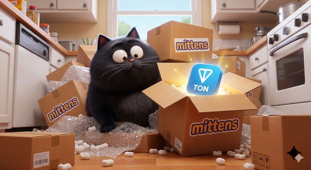 Mittenstonchain's tweet photo. TON Week (March 19-25, 2026) TON Station daily combos grinding rewards, Telegram wallet swaps surging adoption quietly. Dip buyers loading — $TON reversal pump incoming hard! 😼💥 #TON #Crypto https://t.co/C5dpV5cZ6O