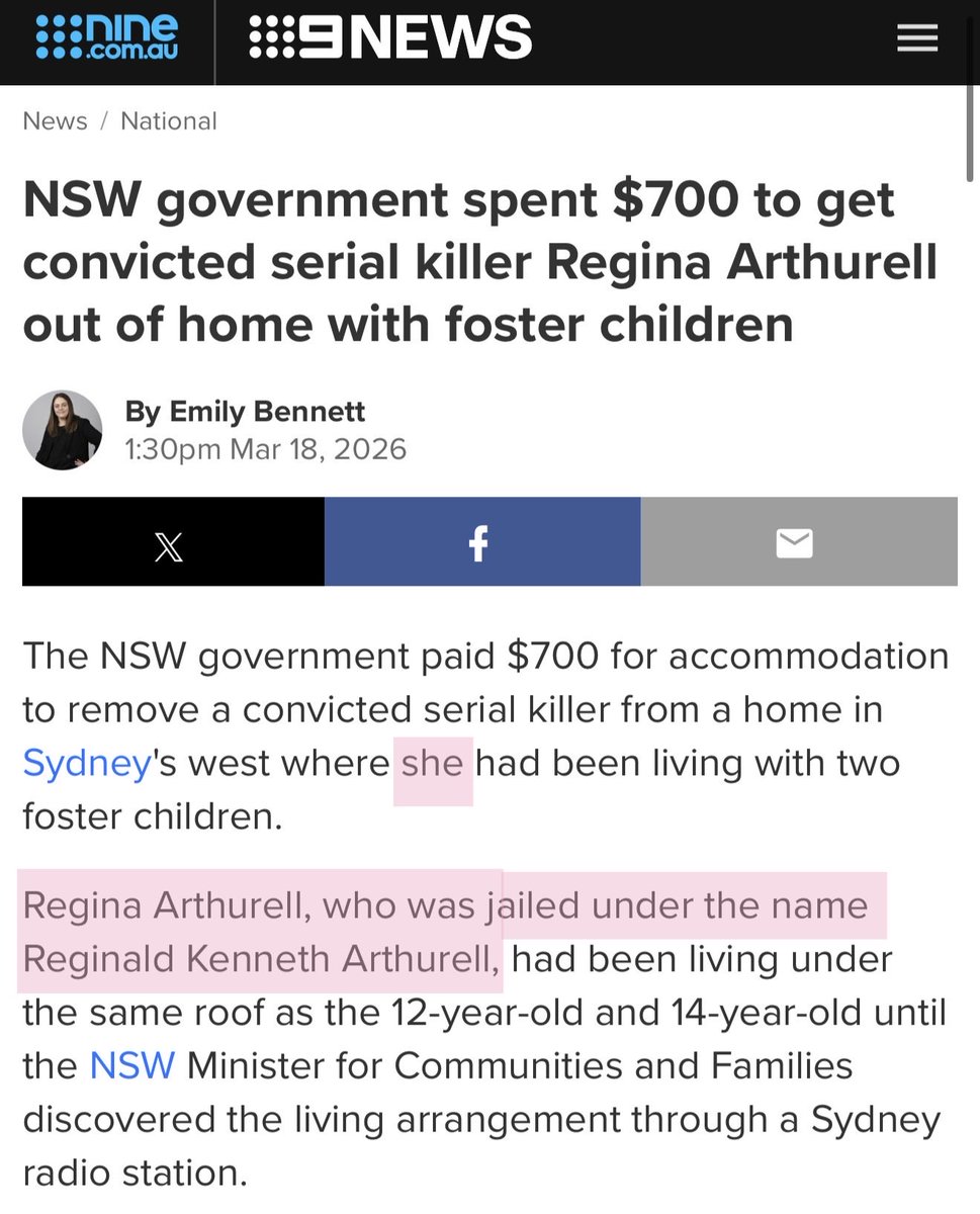 There is a convicted serial killer loose in society. Best to make it clear to everyone that it’s a man.