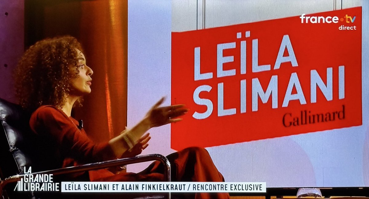 De formidables échanges consacrés à la langue française dans la <a href="/GrandeLibrairie/">La Grande Librairie</a> ce soir, autour de Leïla Slimani et d’Alain Finkielkraut. Merci 🙏 
#LGLf5
