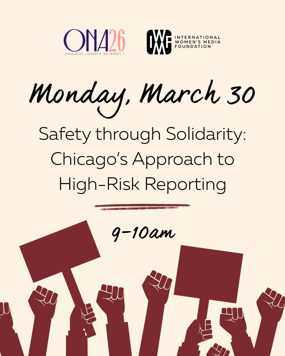 International Women's Media Foundation tweet media