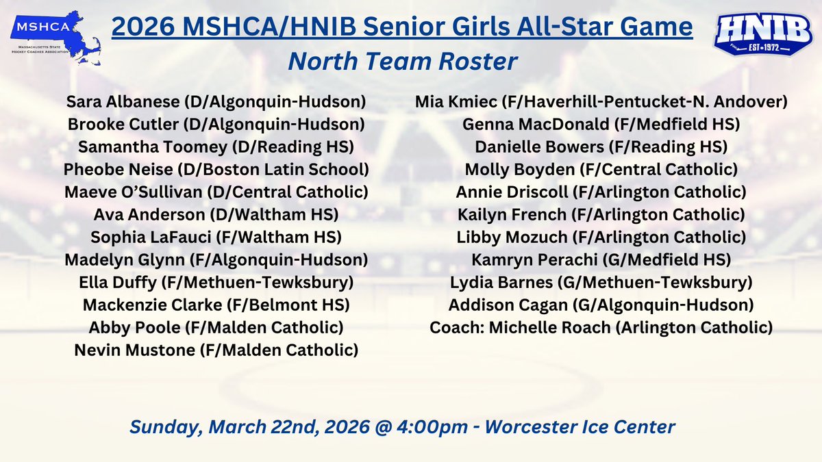 Mass State High School Hockey Coaches Association tweet media