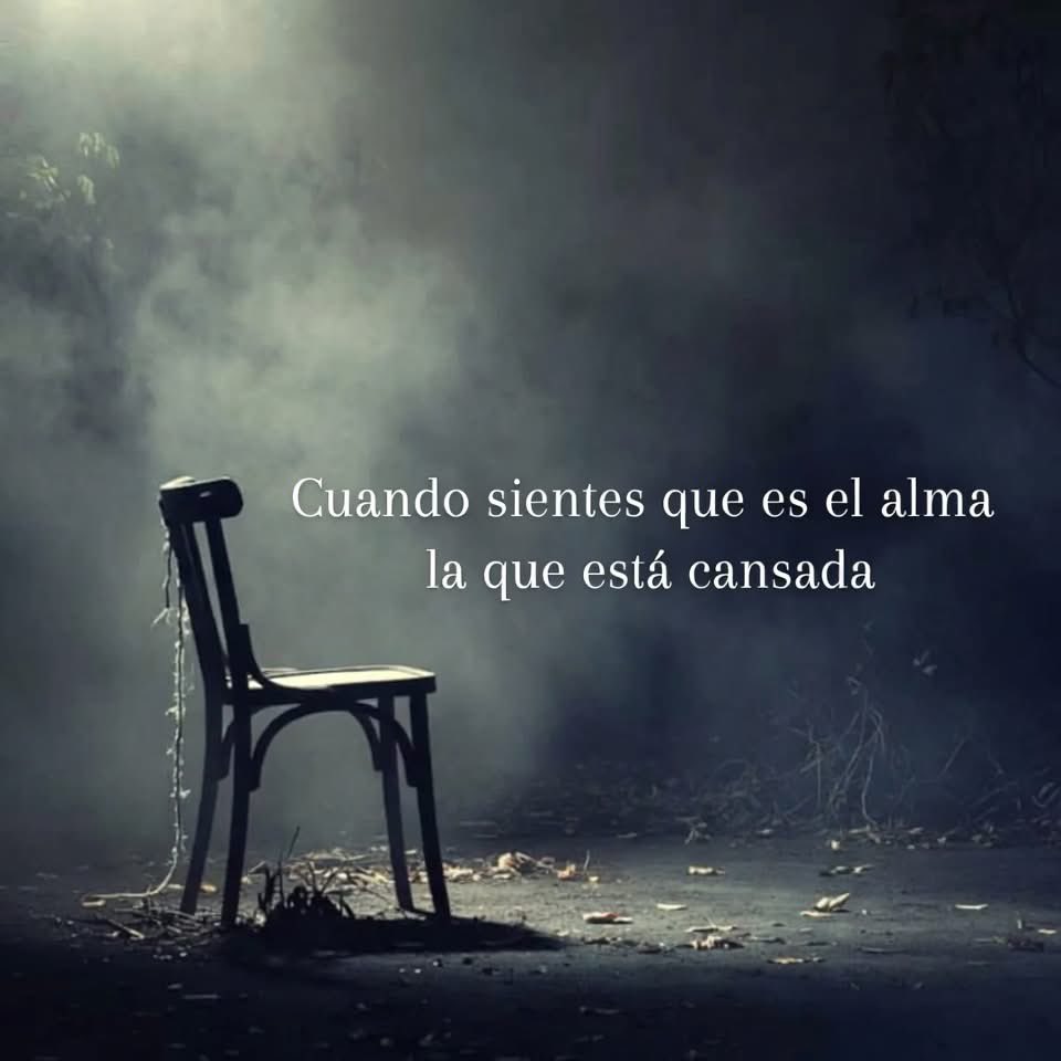 A veces el cansancio no está en el cuerpo ni en la mente. 
Puedes dormir, descansar, intentar distraerte… y aún así sentir una fatiga más profunda. 
Muchas personas describen ese estado diciendo: “siento el ALMA cansada”.

Ese cansancio suele aparecer cuando la vida que estamos