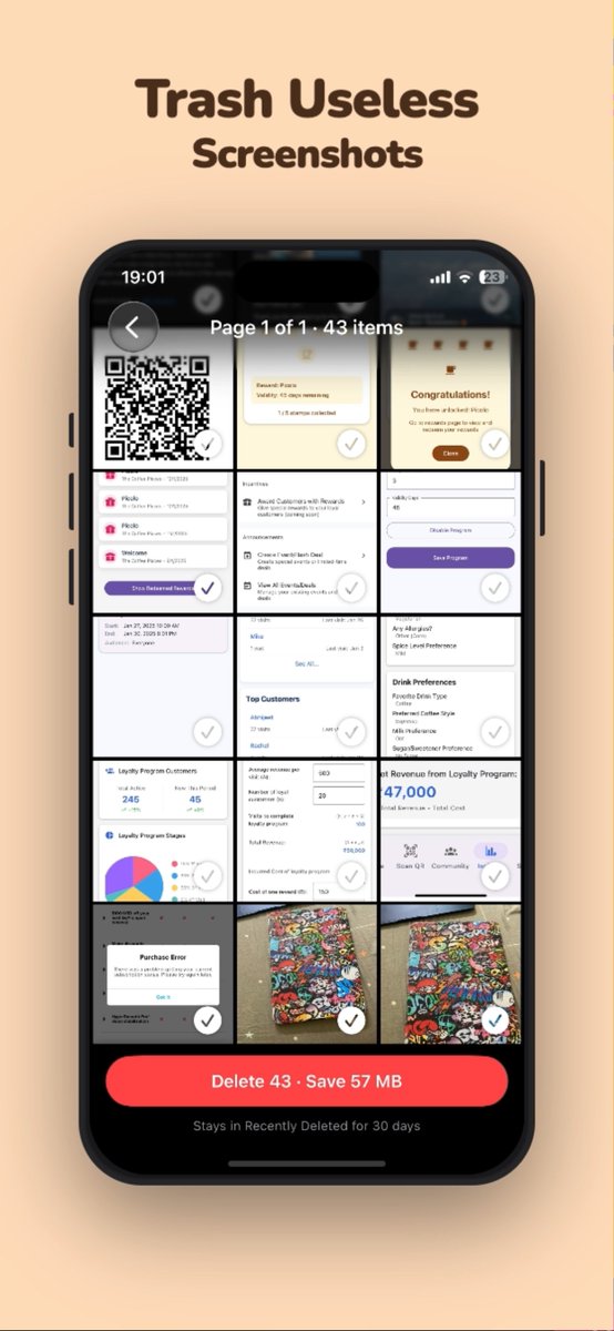 Day 52: LAUNCHHHHH :). Please try out the app.

Almost upgraded my iCloud until I found 140GB of junk in my gallery.
(80GB duplicates, 20GB old screenshots, 40GB heavy videos )
To fix this, we built Aglio: 
✨ Groups similar photos &amp; auto-marks the best
🎥 Bulk-compresses bloated
