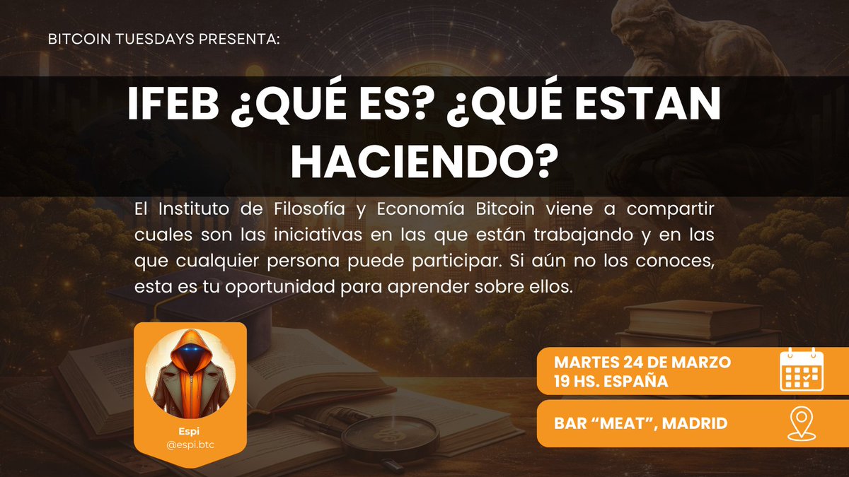 Bitcoin Tuesday Madrid tweet media