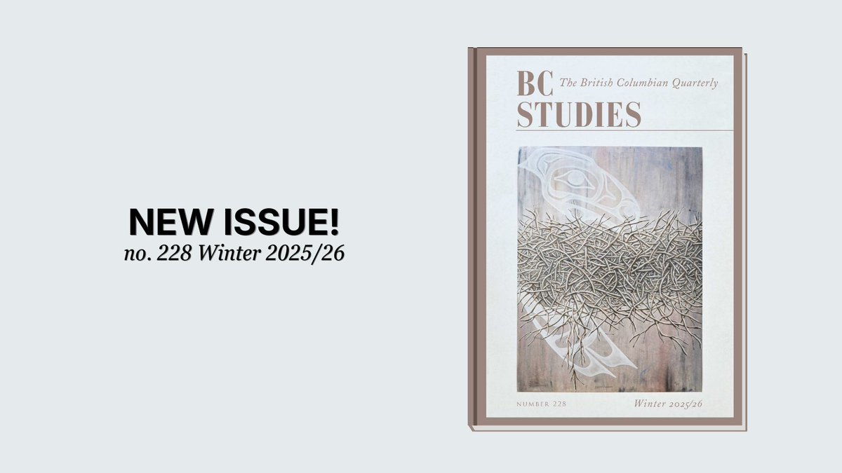 BC Studies Journal tweet media