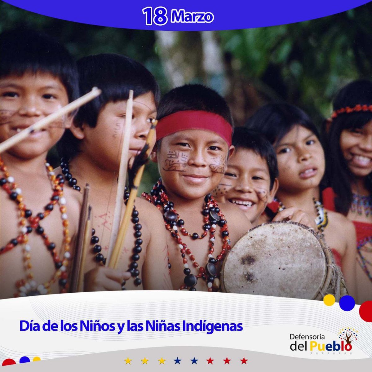 #EFEMERIDES Hoy #18mar se conmemora el Día de los Niños y las Niñas Indígenas de las 41 comunidades aborígenes que habitan en el país.
