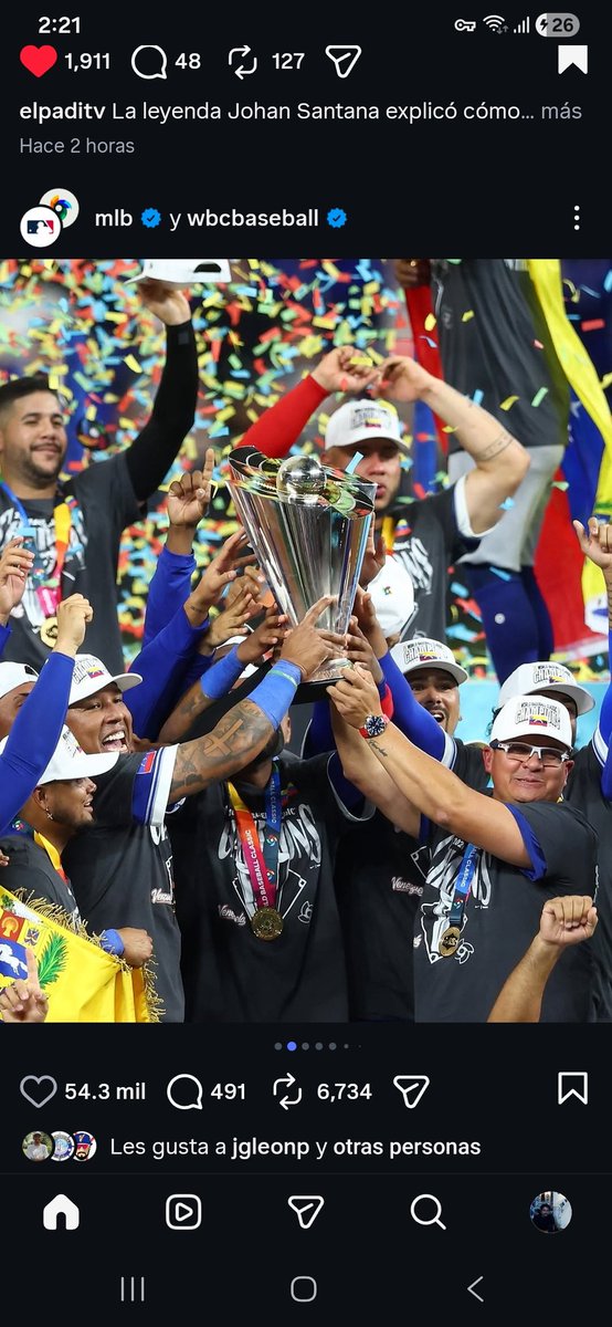 JuliusF1's tweet photo. Hey vos! 

Si, vos!

SOMOS CAMPEONES DEL MUNDO! 
VENEZUELA ⚾️🇻🇪

#WorldBaseballClassic #WBC2026

Pa' que te lo cepilleis https://t.co/qwk3ktzkZ2