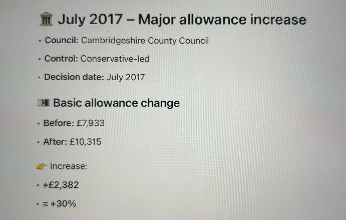 Another one they tried to avoid was the 30% pay increase they gave themselves after UKIP lost their seats as I did back then, I think they was too scared to increase it when we was there to expose them. 🙂