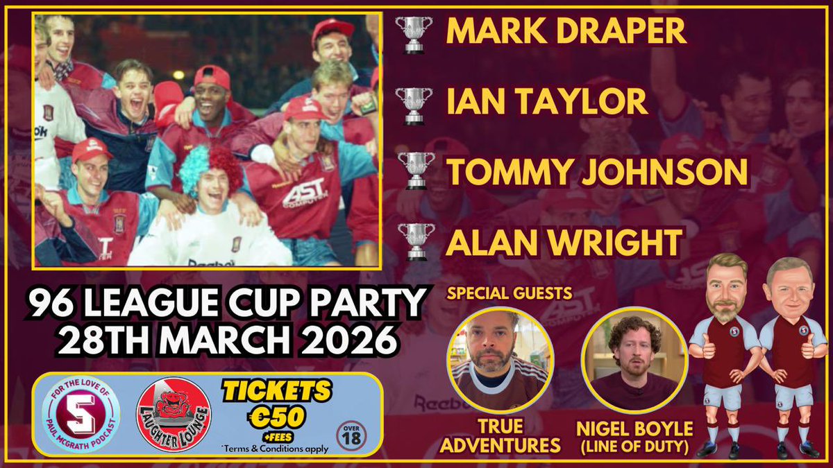 For The Love of Paul McGrath Villa Podcast tweet media