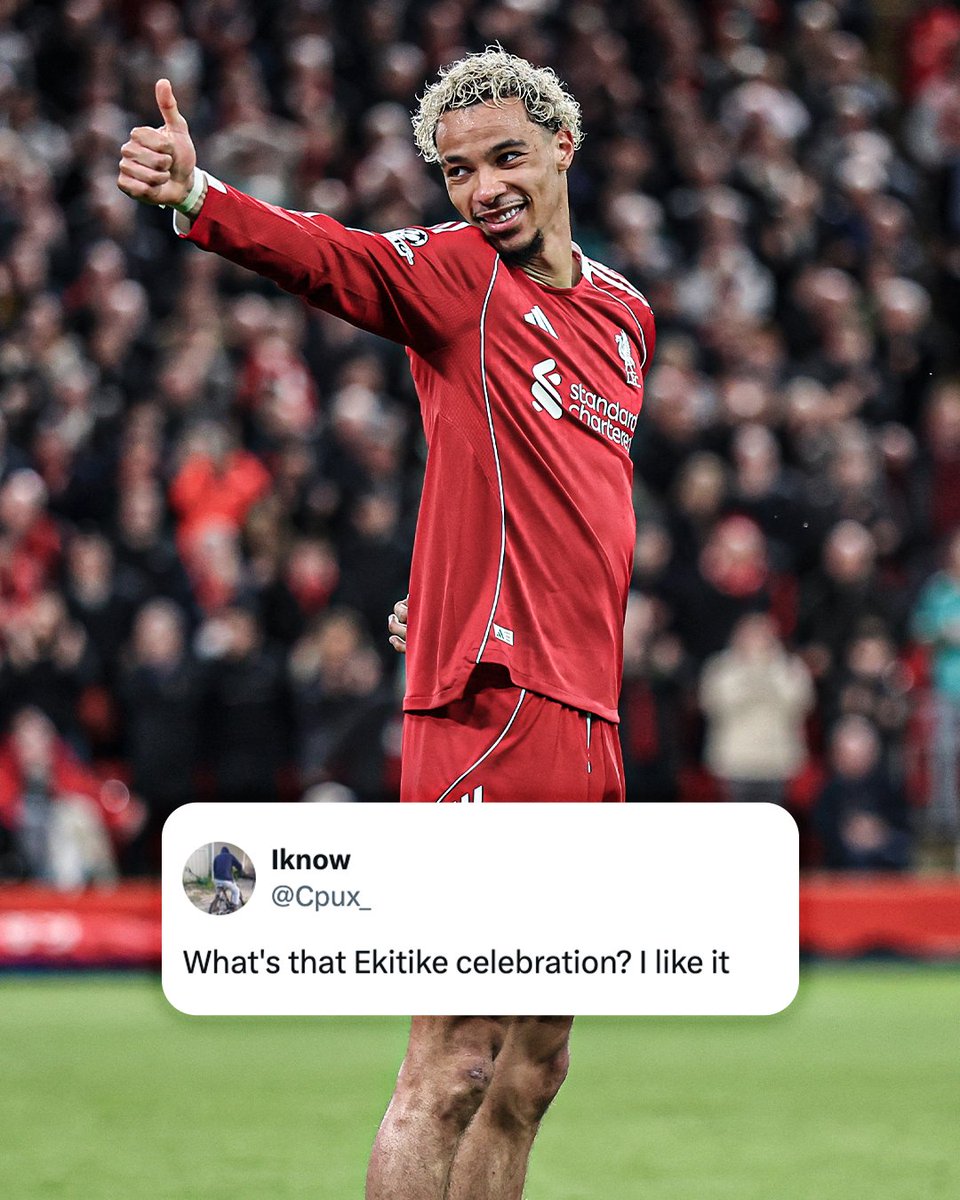 There’s something about Hugo Ekitike’s new celebration… 🤩