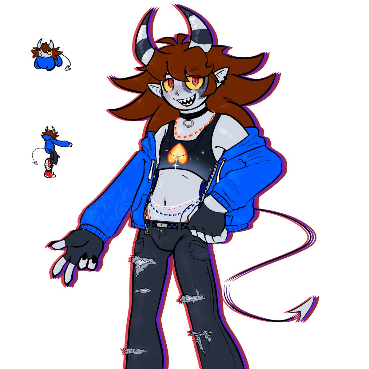 Freshratt's tweet photo. Sorry i keep forgetting to post my things
My part of an art trade with @gnogman https://t.co/wlGUXTNXX8