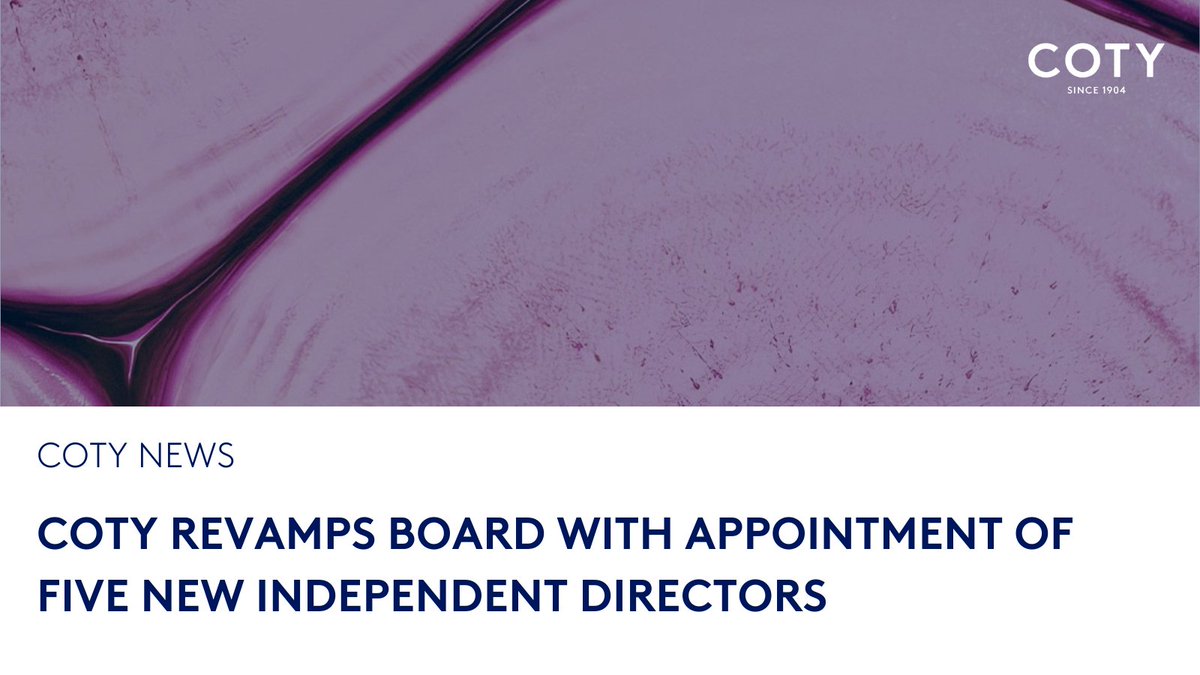 Coty Inc. tweet media