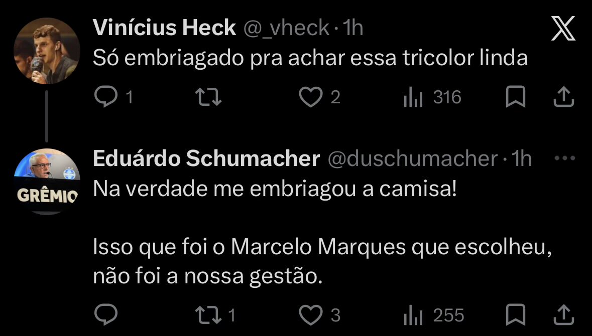 ogremista07's tweet photo. Eduardo Schumacher afirma que foi o Marcelo Marques quem escolheu o modelo da nossa camisa nova. https://t.co/rVXU6aePS9
