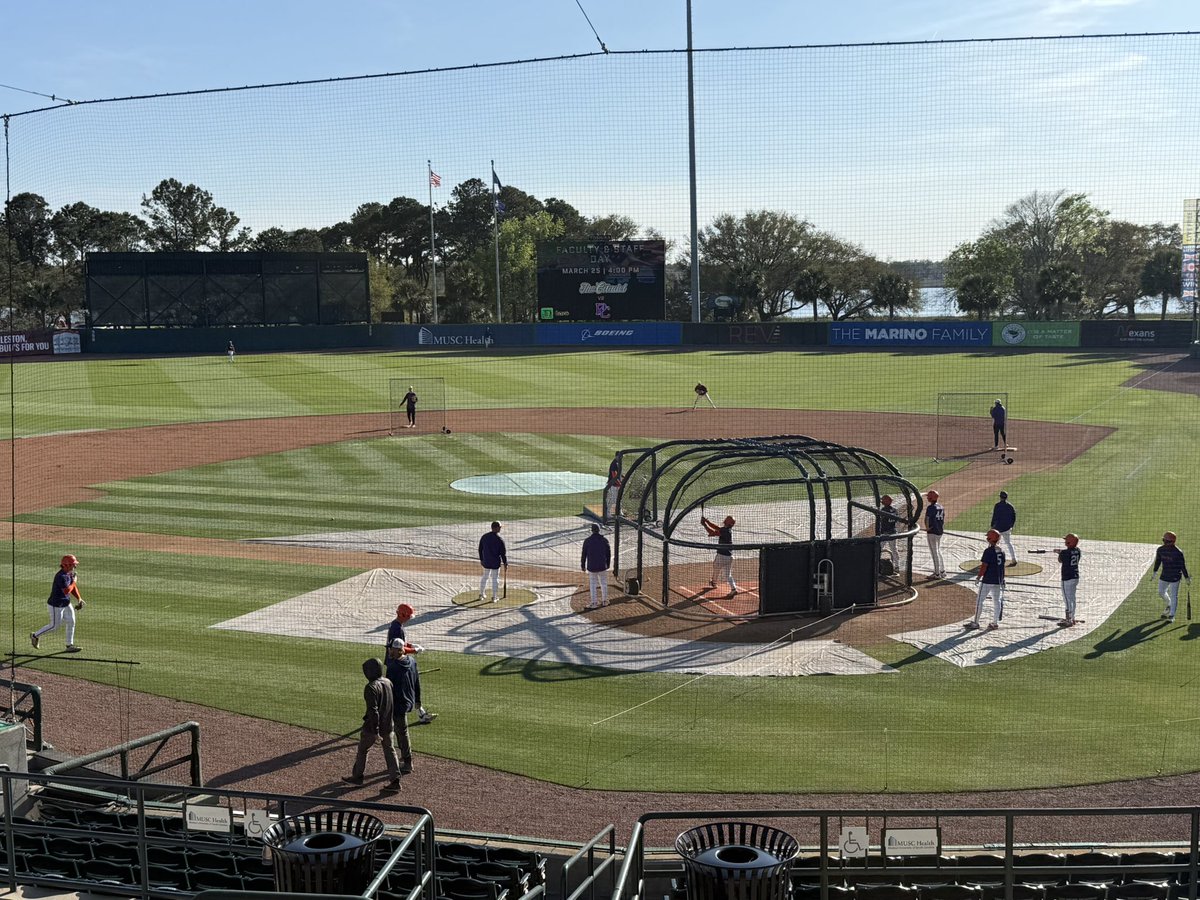 TCI is at Riley Park as Clemson and The Citadel get set to do battle. First pitch 7pm