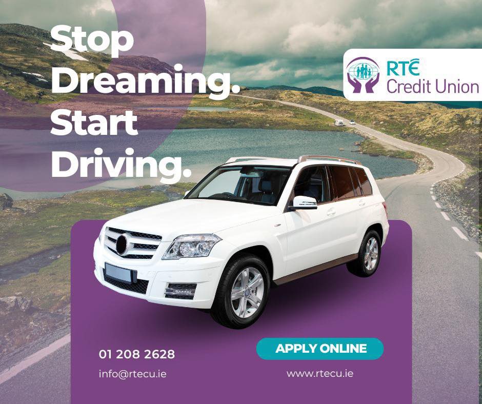 RTE_CU's tweet photo. This is the year you stop dreaming and start driving 🚘✨

Own your car from Day 1 with a Car Loan from RTÉ Credit Union — fair rates, local service, and no hidden surprises.

Apply now 👉 https://t.co/e5ireMACFt
💻
Call us 📞 01 208 2628

#RTECU #CarLoans https://t.co/yUzrSrR9MH