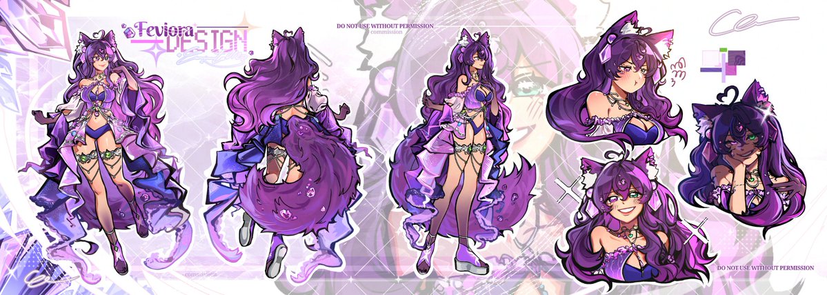 Feviora 💜💎 °•Crystal Maned Wolf VTuber•° tweet media