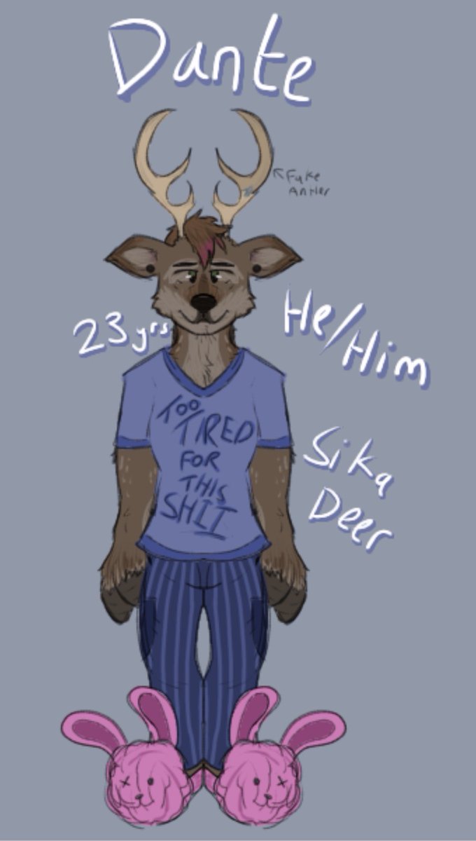 GatoTheWolf's tweet photo. SECOND CHARACTER!!
Introducing, Dante The (Sika) Deer!
A friend of Tilda’s!
🦌💚
He’s gay btw
#hissfits #oc #au #furry #ownseries https://t.co/xxZw9cirVo