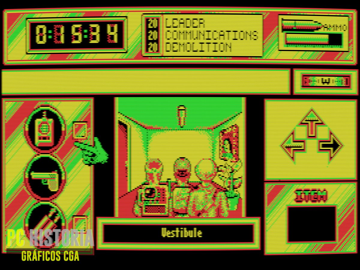 PC__Historia's tweet image. 💥 Mayday Squad (Subway Soft, 1989) te pone al mando de 3 agentes especiales contra reloj. Embajada tomada, rehén secuestrada y múltiples formas de actuar: disparar, volar puertas o forzar cerraduras. Un juego muy exigente para #PC #DOS