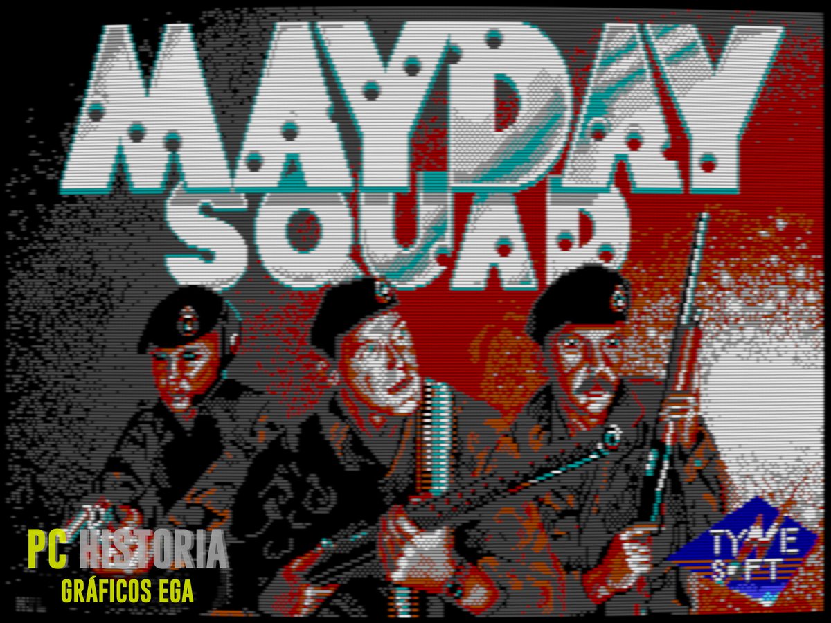PC__Historia's tweet image. 💥 Mayday Squad (Subway Soft, 1989) te pone al mando de 3 agentes especiales contra reloj. Embajada tomada, rehén secuestrada y múltiples formas de actuar: disparar, volar puertas o forzar cerraduras. Un juego muy exigente para #PC #DOS