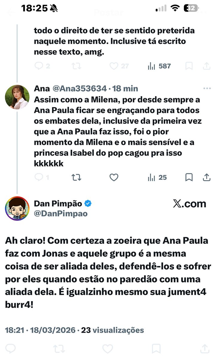 Ana353634's tweet photo. @antigajeni881 Ele foi super agressivo e me bloqueou pq sabe q oq ela faz é muito pior, mas tá vendido o suficiente pra ter q defender o indefensável kkkkkkk https://t.co/NxFNmoQq2x