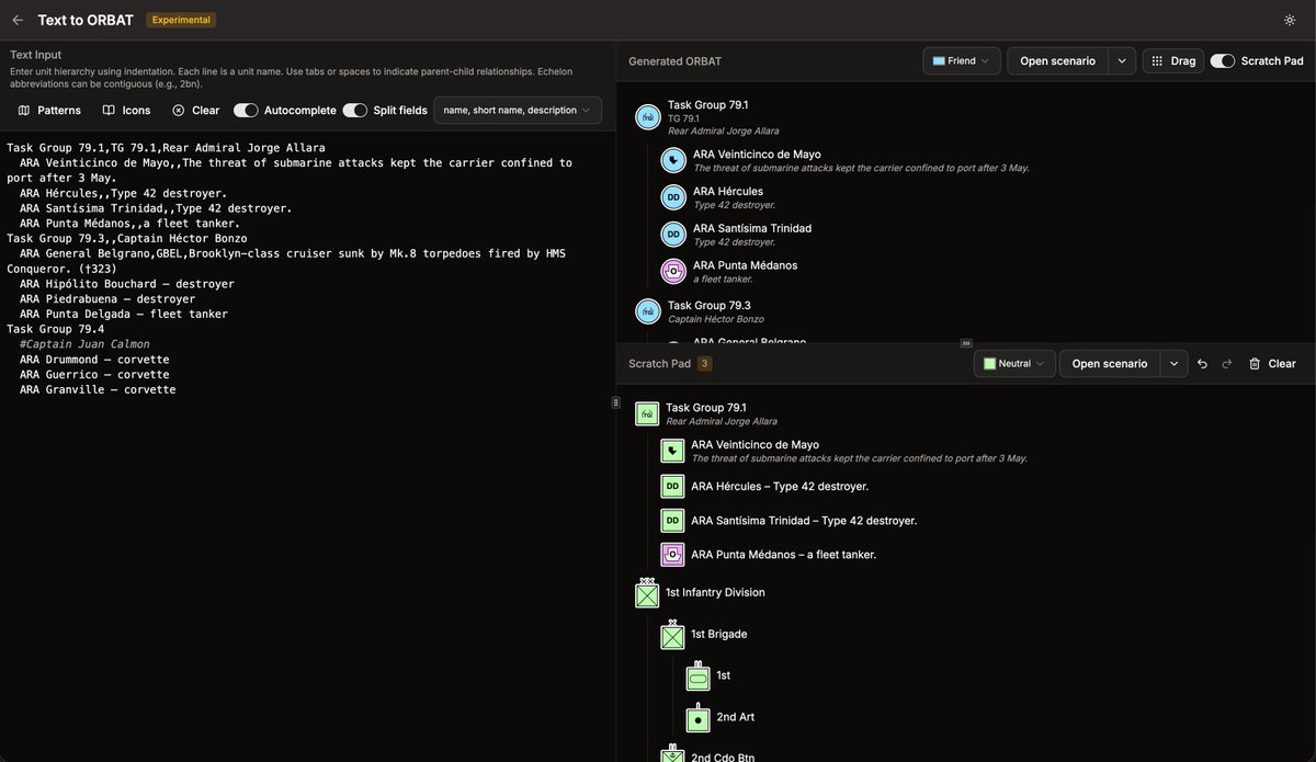 ORBAT Mapper tweet media