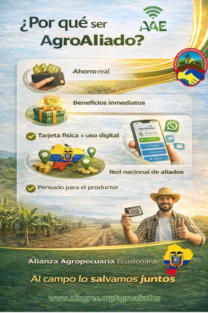 Alianza Agropecuaria Ecuatoriana tweet media