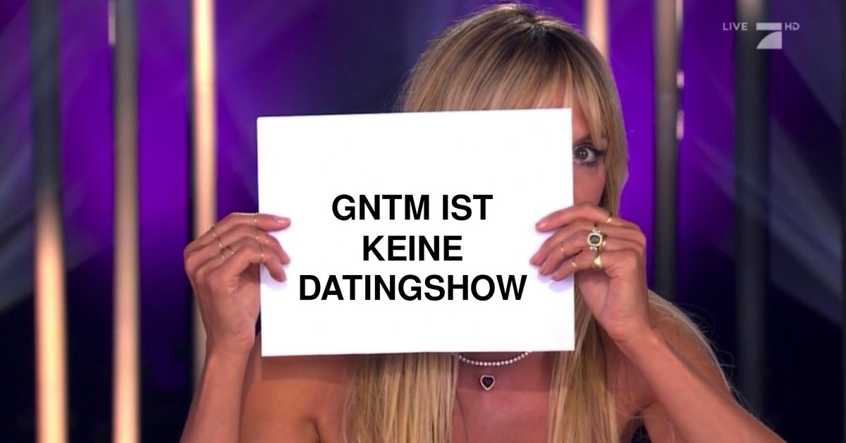 Die Folge heute zusammengefasst:

#GNTM