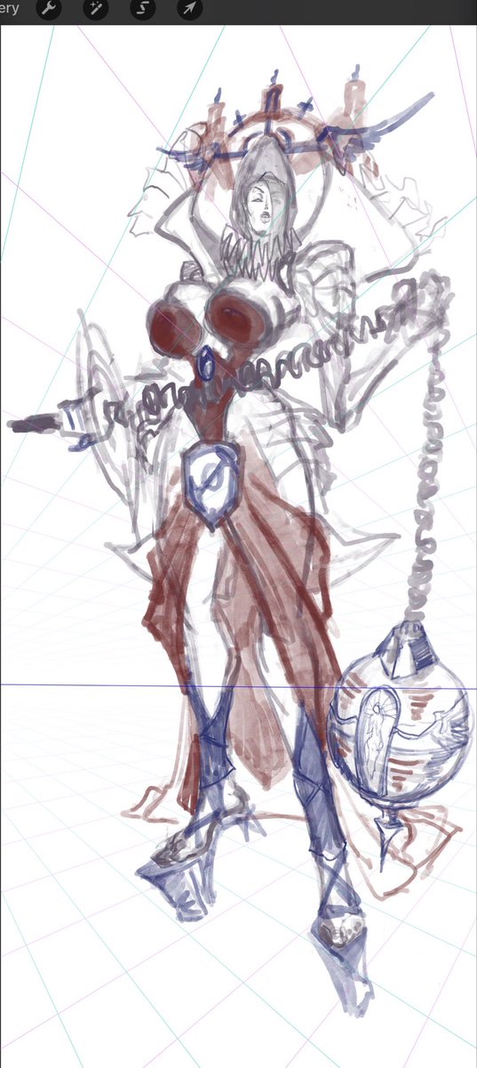 Nehisark's tweet photo. Haven’t been happy with my design ideas so I’ll just be doing practice stuff for a while.  Might borrow mutual’s ocs to make gesture drawings more fun though. https://t.co/fvoAdohbO1