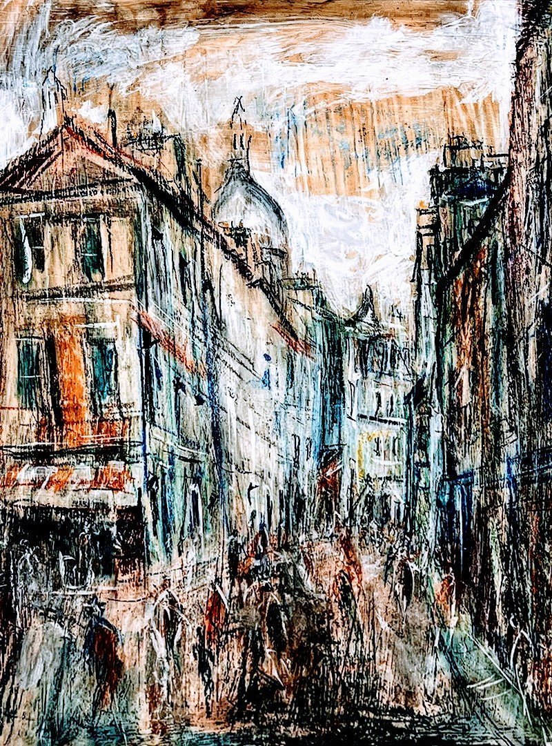 On this Sunday morning sidewalk,
wishing, lord, that I was stoned.
'Cause there's something in a Sunday,
makes a body feel alone.
#Cucaro 
#artshare #art #artworks #Artforum #Artnet #midcentury #1960s #abstractart #artmoots #artbots  #artistcommunity #artistcornerTS #ArtistOnX