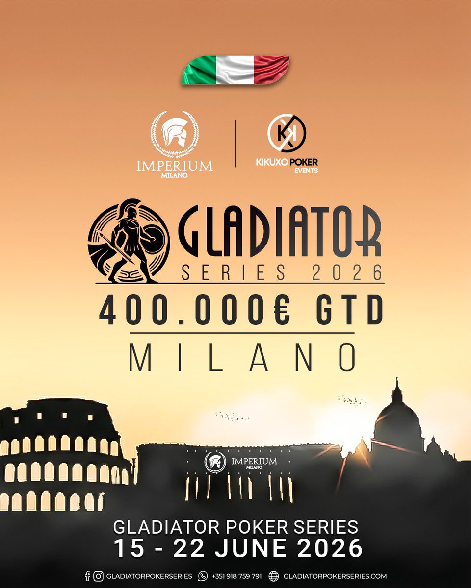 Gladiator Poker Series tweet media