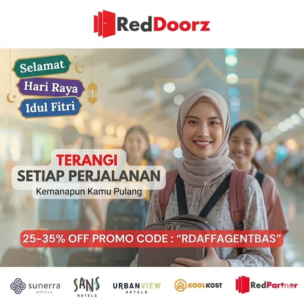 Another_BAS_'s tweet photo. Butuh penginapan yang pas buat liburan atau mudik tahun ini ?🌟 Dari hotel mewah sampai yang ekonomis, RedDoorz punya semuanya! Dapatkan diskon 25-35% dengan kode: RDAFFAGENTBAS 💯 Booking sekarang!

#RedDoorzID #PromoLebaran #ExploreIndonesia #TravelingHemat https://t.co/E5RrQP9fpX