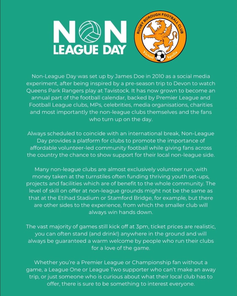 Rugby Borough FC tweet media