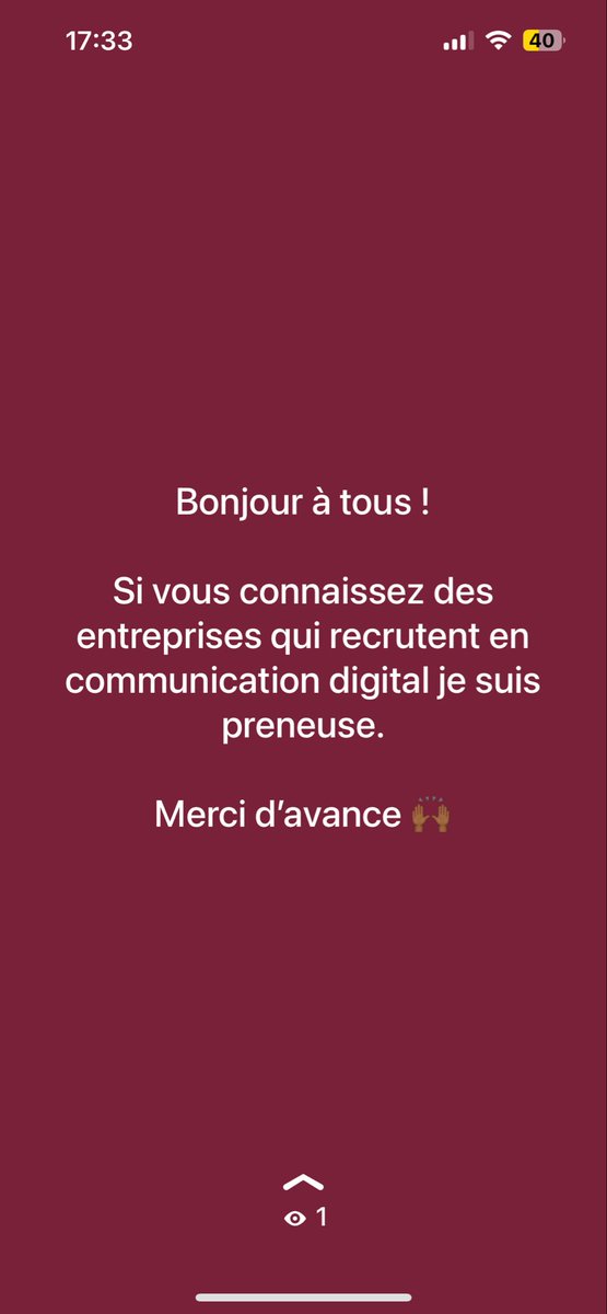 MERCI D’AVANCE 🙌🏾😭
