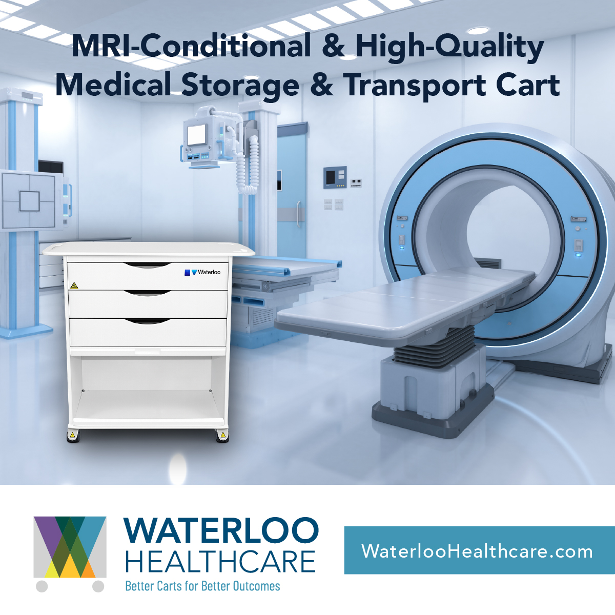 Waterloo_HCare's tweet photo. 📢 Now Introducing: Waterloo’s MRI-Conditional Cart 🧲

Built for safety. Designed for performance. When safety is non-negotiable, your cart shouldn’t be either.

ℹ️ Details here: https://t.co/CqecAEnDSh.

#WaterlooHealthcare #MRI #Radiology #MedicalEquipment #BuiltToLast https://t.co/PlRJtiHe2k