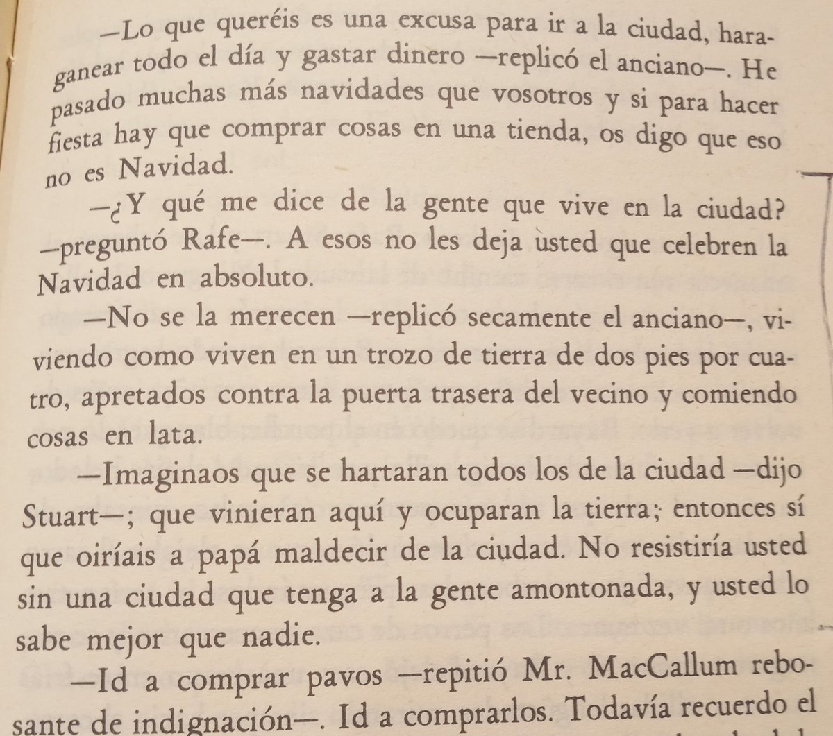 Faulkner refuta la falacia antiurbana