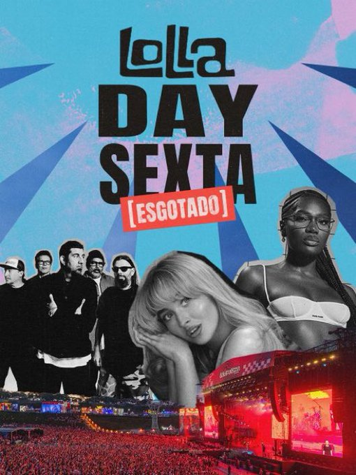 geraldopost's tweet photo. VENDE-SE LOLLA DAY PARA SEXTA

R$425 - PRIMEIRO LOTE, MEIA, SEM TAXA

#LOLLA #LOLLADAY #LOLLAPALOOZA https://t.co/724pkB55ge