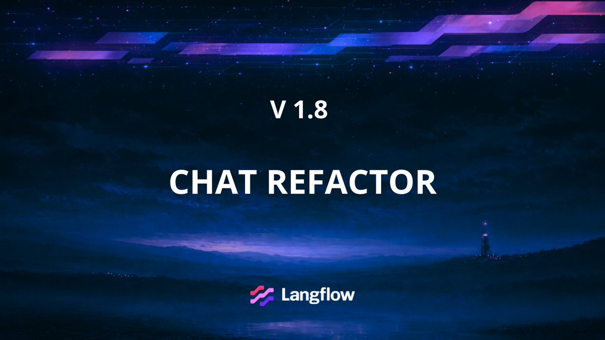 Langflow tweet media