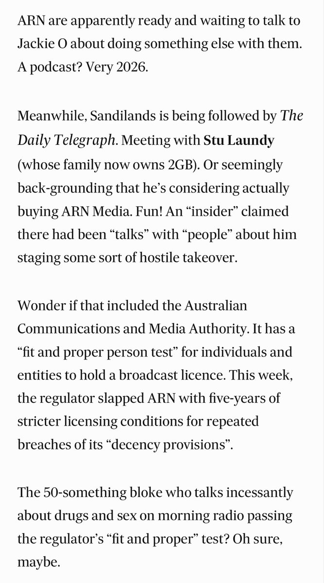 MarkDiStef's tweet image. There are some parallels between Kyle Sandilands and Alan Jones. Lawyers, takeovers and what happens next to history’s most expensive media contract.