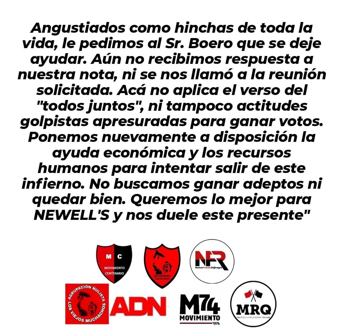 Movimiento Rojinegro Querido tweet media