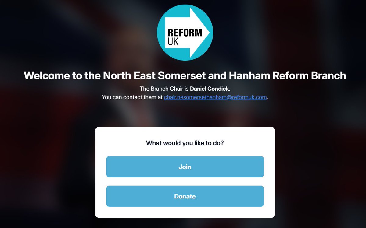 Reform UK - NE Somerset & Hanham Branch tweet media