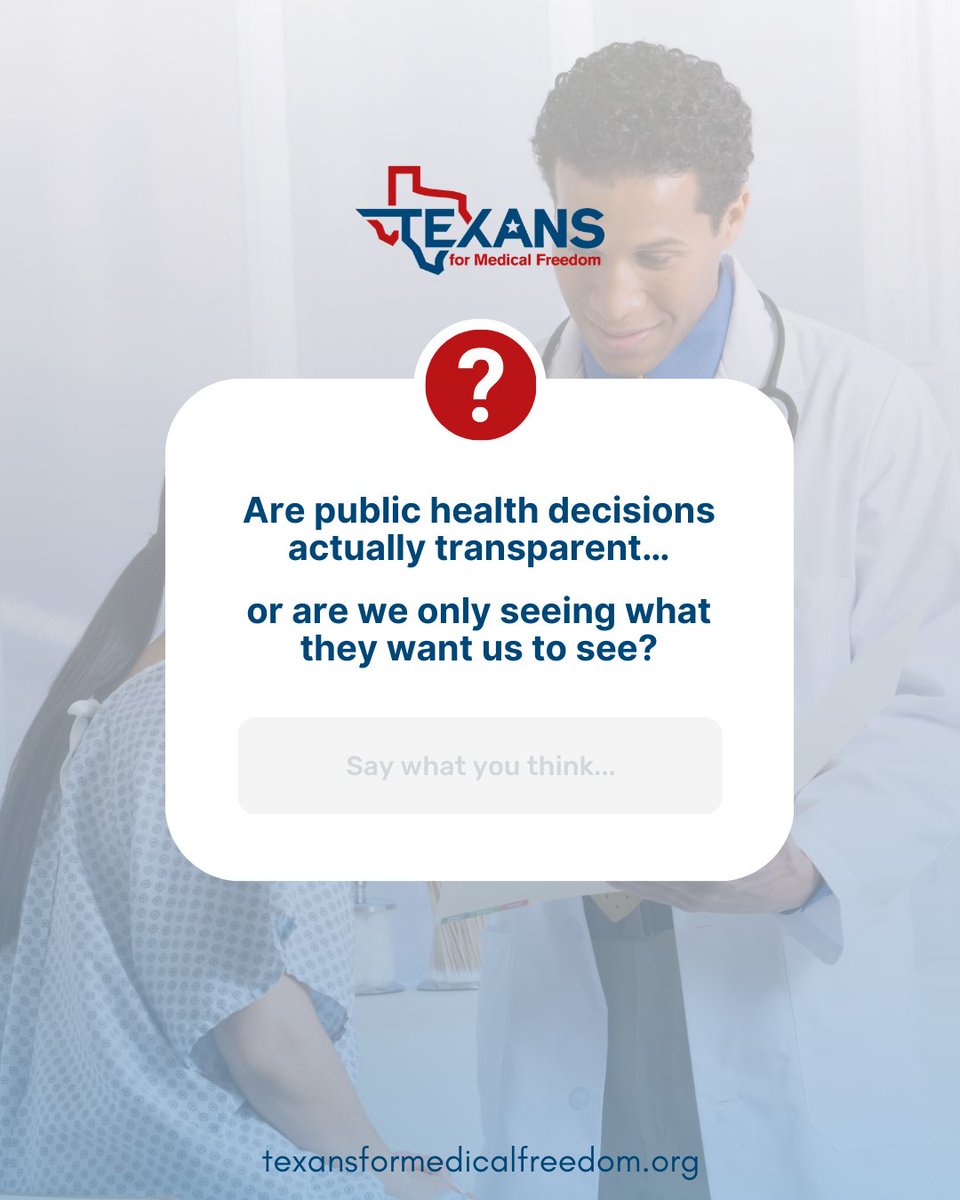 Texans for Medical Freedom tweet media